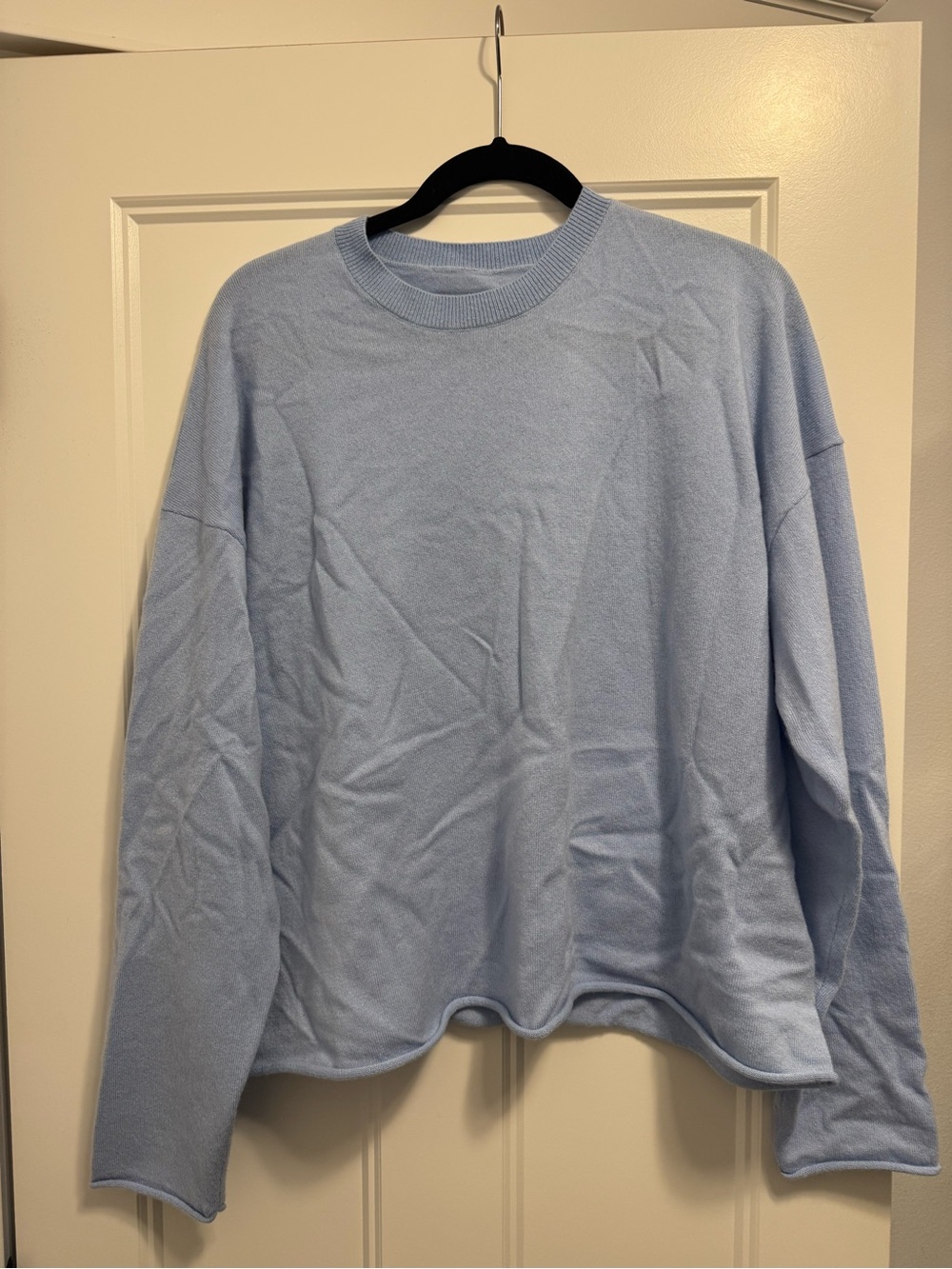 Daily Drills Light Blue Cashmere Sweater